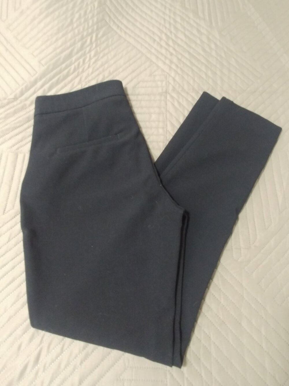 H&M Black Dress Pants with Gold Detail, Small
